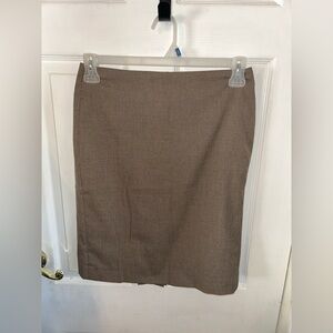 Ann Taylor Classic Tan Pencil Skirt